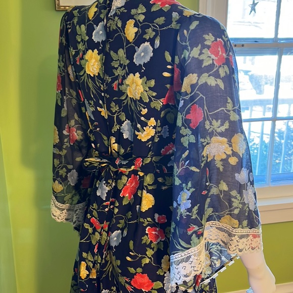 vintage 70s angel sleeve maxi dress - Picture 4 of 8